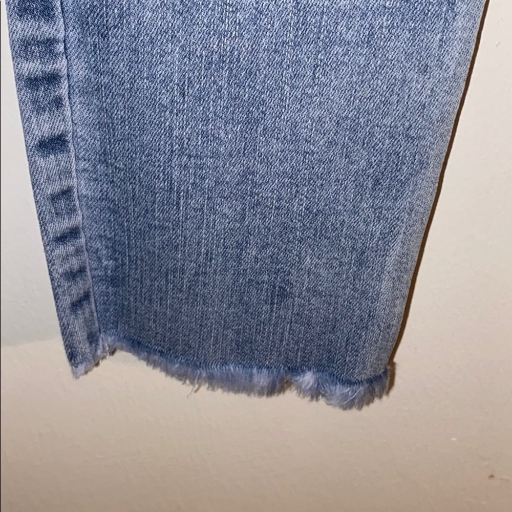 Raw-Edged Jean Jeggings